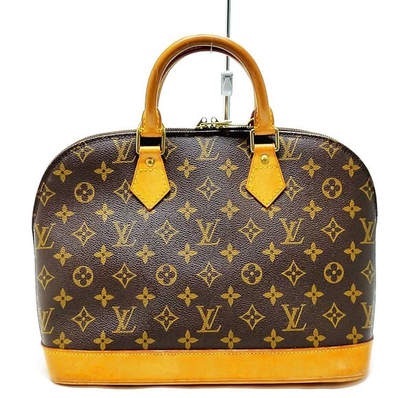 Louis Vuitton Alma Brown Monogram Hand Bag lux335-102325 - Picture 1 of 9